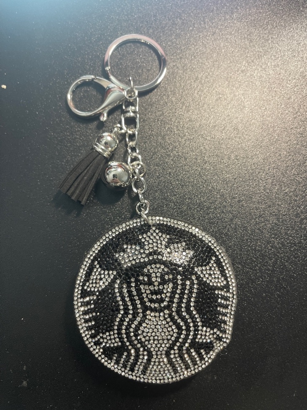 CHOICE OF - Sbux Rhinestone Puff Keychain Bag charm - Picture 6 of 9